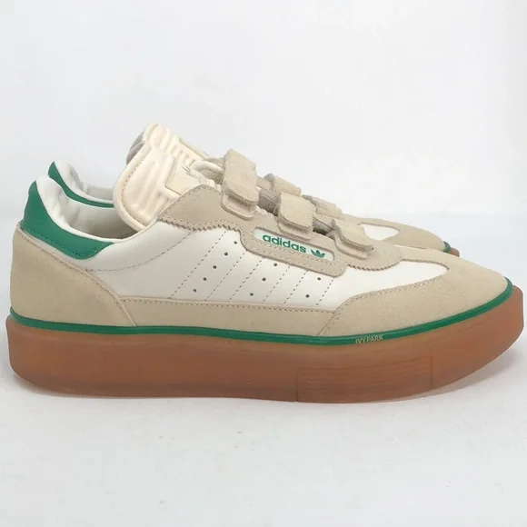 Adidas Womens Ivy Park X Super Sleek 3 Strap GY1777 Wonder White Gum - Size 12 - Picture 11 of 15